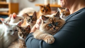 Top 10 des chats les plus câlins : le Ragdoll en tête du classement